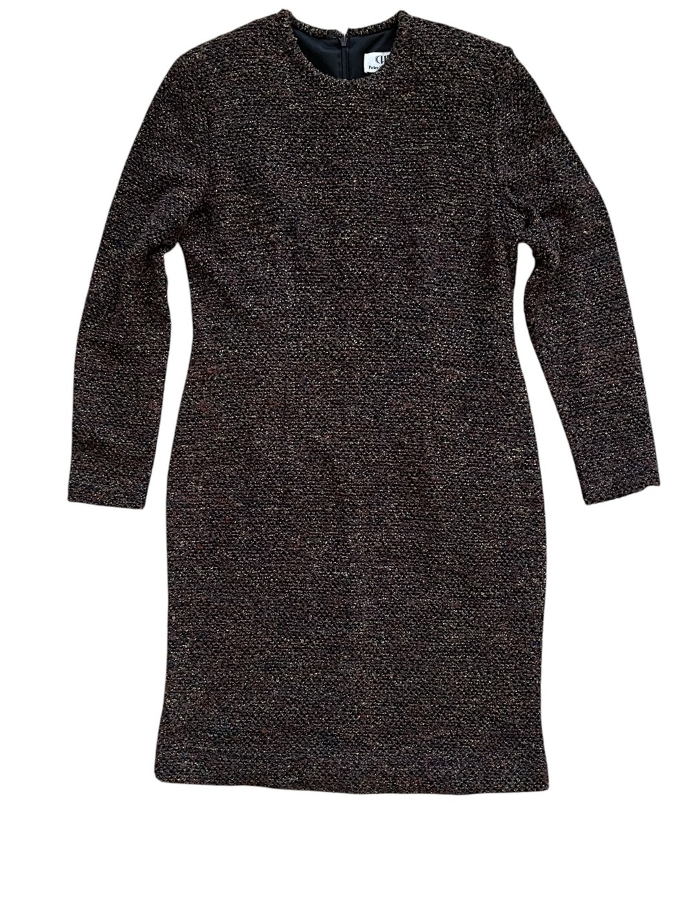 Vintage Chetta B Peter Noviello Sherrie Bloom Long-Sleeve Sheath Dress Size 8 - Picture 2 of 11